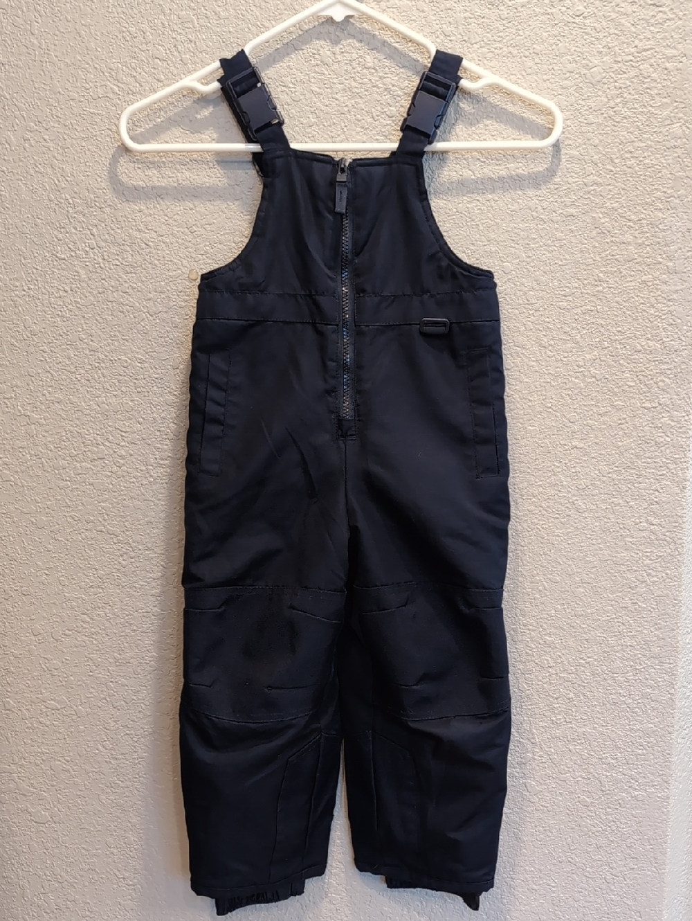 Toddler Insulated Snow Bib Overalls in Navy
